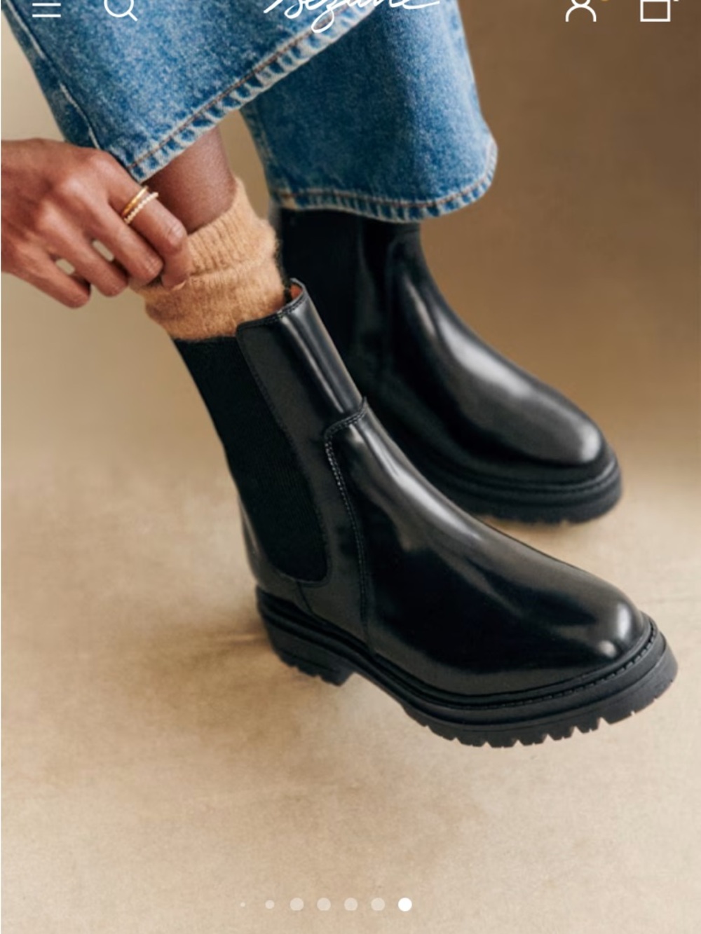 Sezane Lena Low Boots - Picture 11 of 13